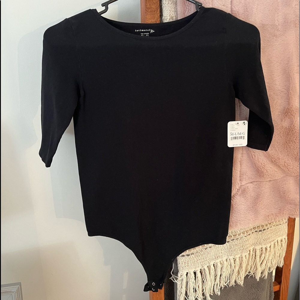 Black one piece bodysuit